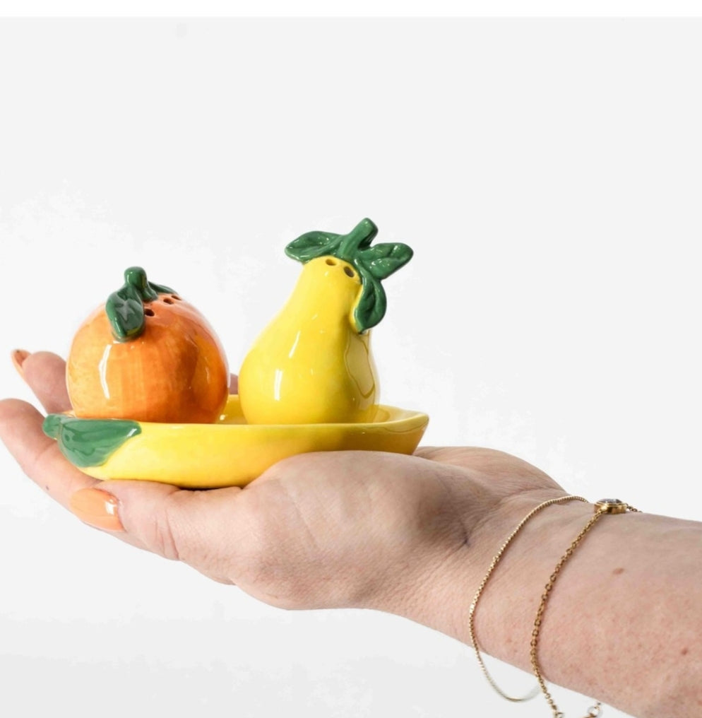 Peper en zout stel citroen