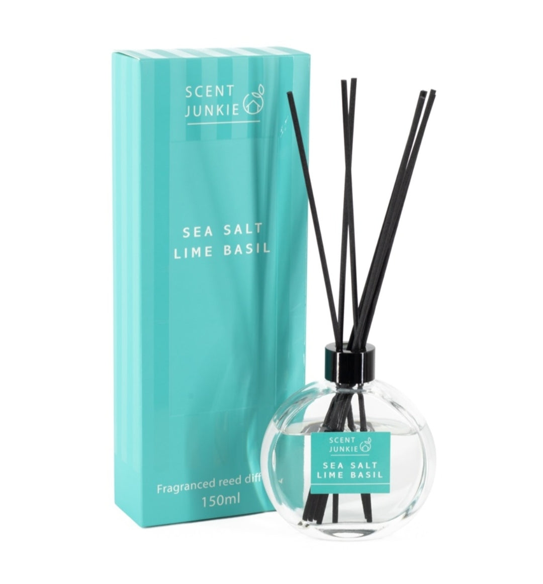 Geurstokjes sea salt lime basil