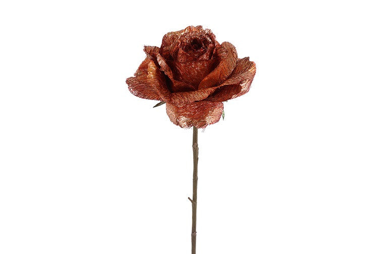 Kunstbloem Rosa bruin-L67B18H10CM