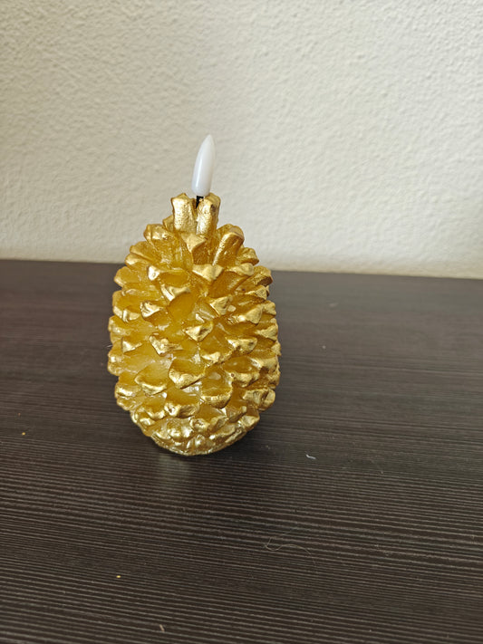 Denneappel led kaars